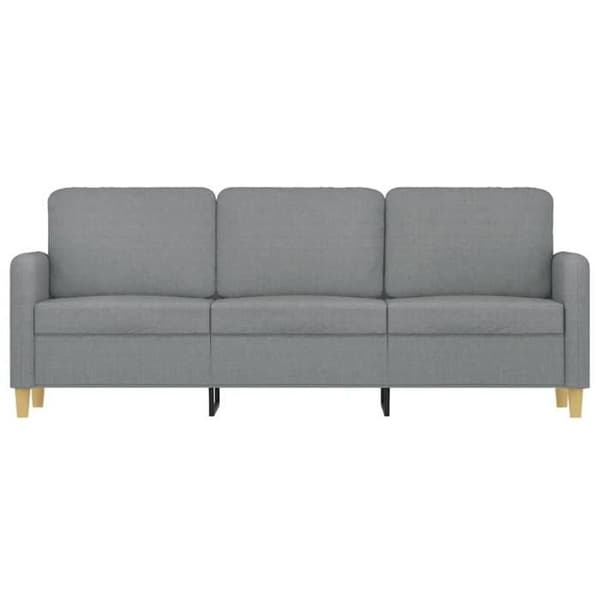 Maison Exclusive - 3-personers sofa Lys grå 180 cm Stof