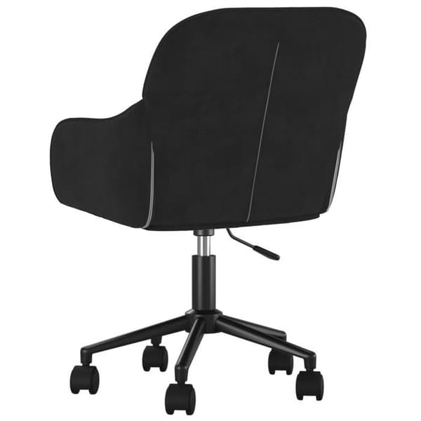 Maison Exclusive - Spisebordsstole med drejefunktion sæt af 2 Sort Velour