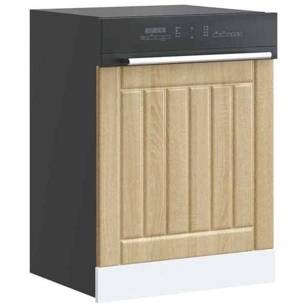 Maison Exclusive - Diskmaskinpanel Lucca ek sonoma ingenjörsträ sonoma ek