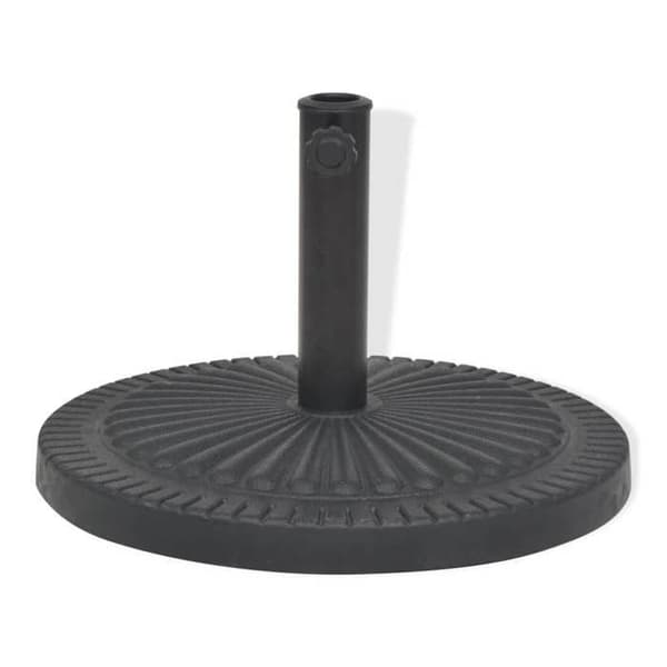 Maison Exclusive - Rund parasolfod i sort resin 14 kg