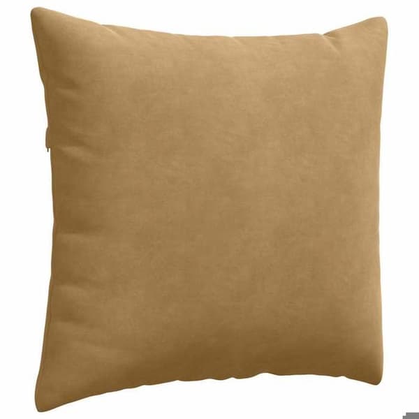 Sofa puder - EKSKLUSIV HUS - 45 x 45 cm - Fløjl - Brun - Sæt af 2 brun