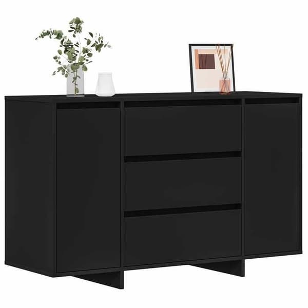 Maison Exclusive - Buffet Musta 120 x 41 x 75 cm Insinööripuu Svart