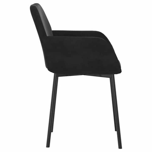 Maison Exclusive - Spisestole sæt af 2 Sort Velour