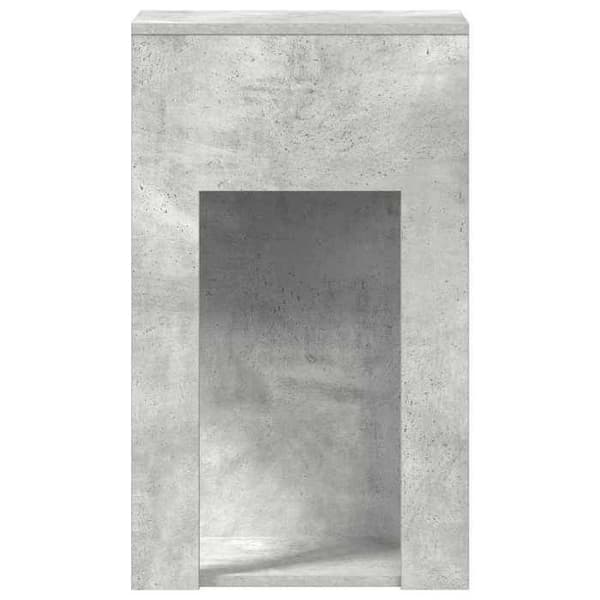 Computer tower support - EKSKLUSIV HUS - 30x44x74 cm - Beton grå - Ingeniørtræ - 1 skuffe