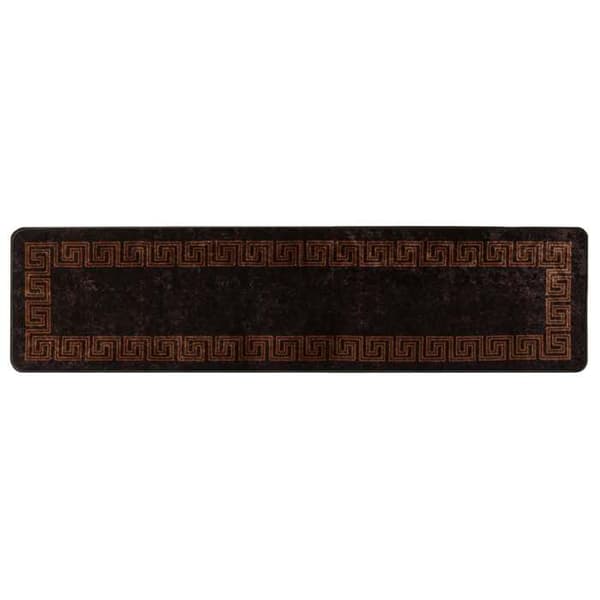 Maison Exclusive - Løber MARSA Sort 100 x 400 cm Polyester og PVC Svart