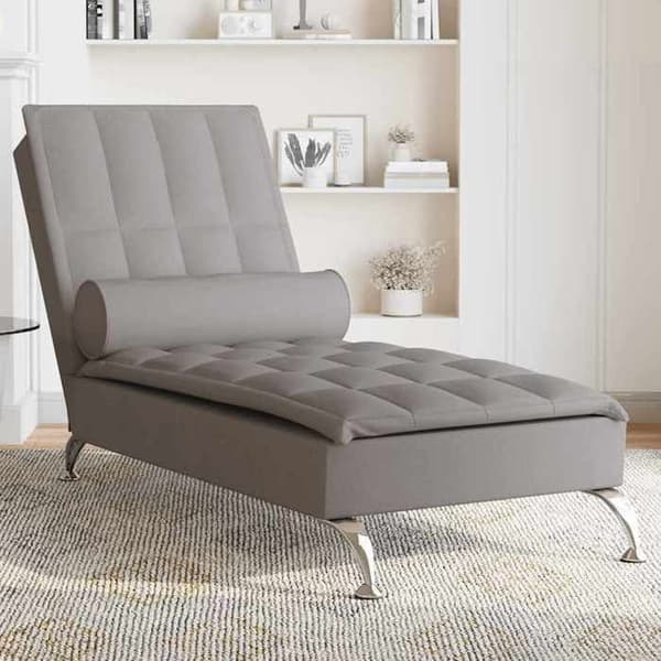 Maison Exclusive - Taupe-kangas hierontatuoli