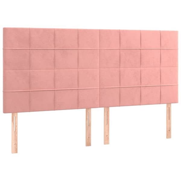 Maison Exclusive - Ruusupääty 180x5x118/128 cm Sametti Ros