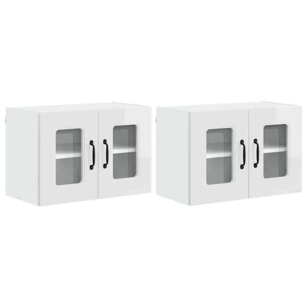 Maison Exclusive - Kalmar 2 stk. opvaskemaskine panel Hvid blank Strålande vit