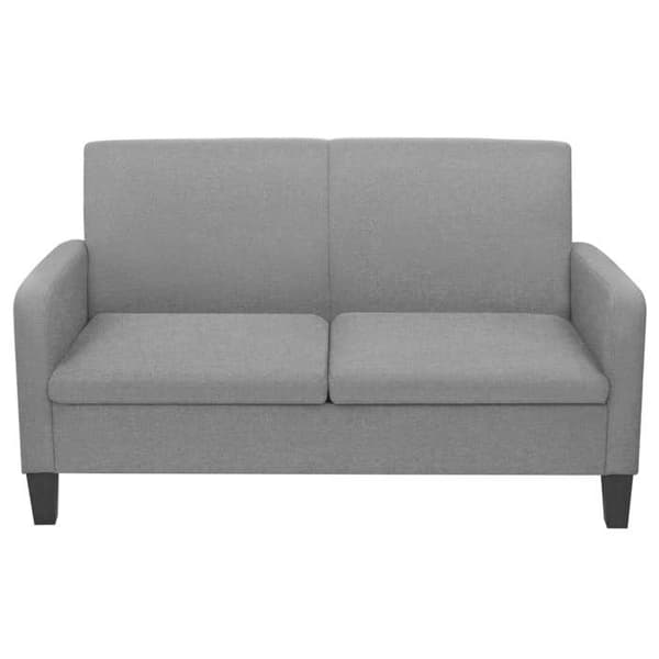 Maison Exclusive - 2-paikkainen sohva 135 x 65 x 76 cm Vaaleanharmaa Ljusgrått