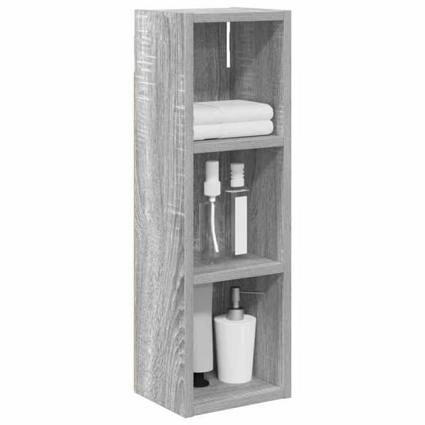 Maison Exclusive - Väggskåp för badrum Grå Sonoma 20 x 16 x 62,5 cm