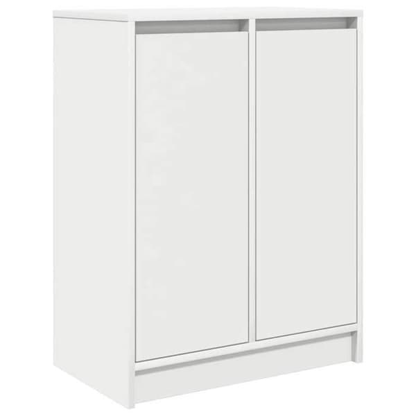 Maison Exclusive - Hvidt buffet 57x34x76 cm ingeniørtræ