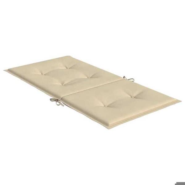 Maison Exclusive - Puutarhatuolien tyynyt 4 kpl Beige 100 x 50 x 3 cm beige