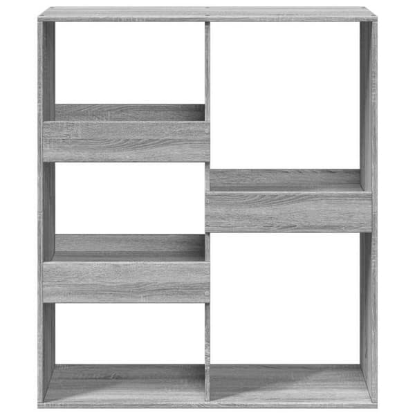 Maison Exclusive - Bibliotek/Rumseparator sonoma grå 100x33x115 cm