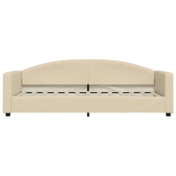 Maison Exclusive - Levossa ilman patjaa, kerma 80x200 cm kangas