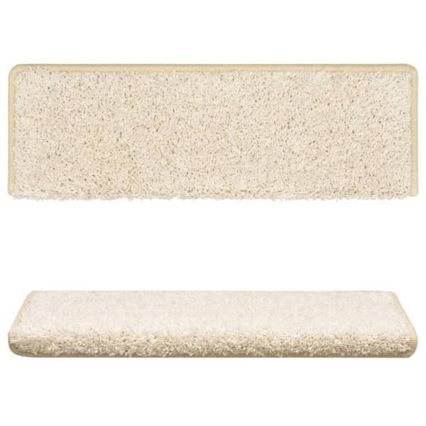 Maison Exclusive - Trappmatta 15 delar 65 x 21 x 4 cm Vit Rektangulär kant Vit