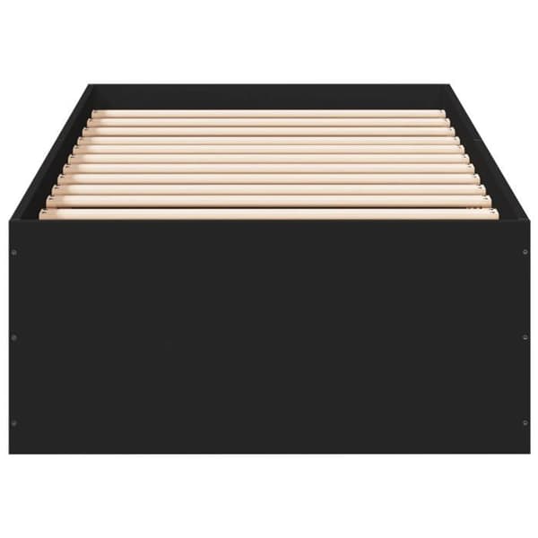 Maison Exclusive - Sengestel uden madras sort 100x200 cm Svart