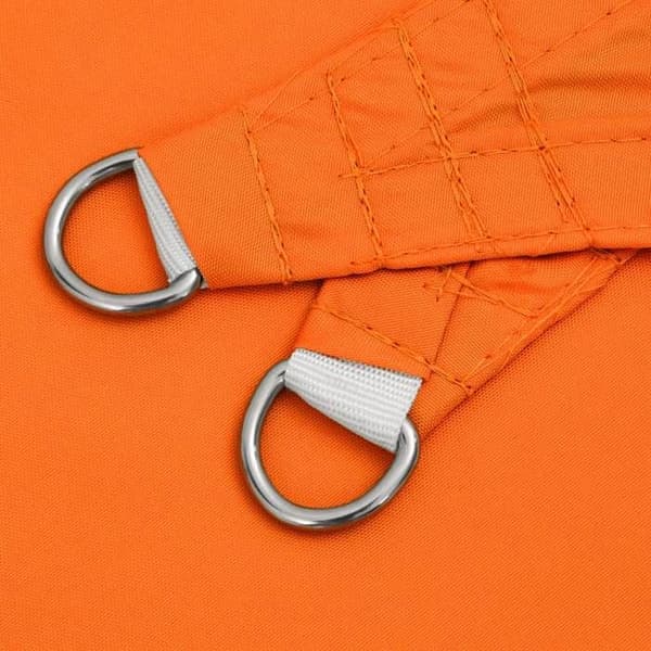 Skuggsegling - Exklusivt Hem - Triangulär 6x6x6 m - Oxford PU Tyg - Orange Apelsin