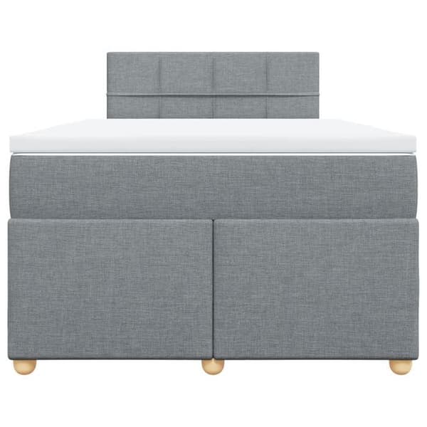 Maison Exclusive - Madras med lameller i lys grå 120x200cm Stof