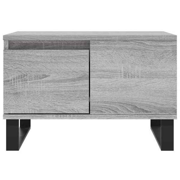 Maison Exclusive - Soffbord sonoma grå 55x55x36,5 cm ingenjörsträ