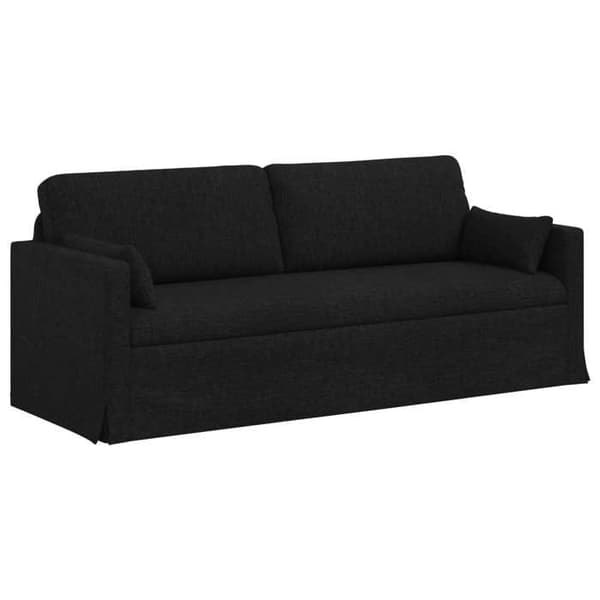 Maison Exclusive - 2-delars soffgrupp i svart tyg