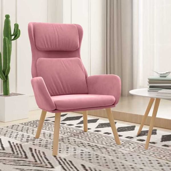 Maison Exclusive - Relax stol i rosa velour