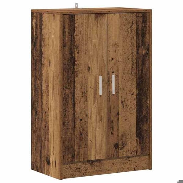 Maison Exclusive - Skoskab gammel træ 60x35x92 cm ingeniørtræ