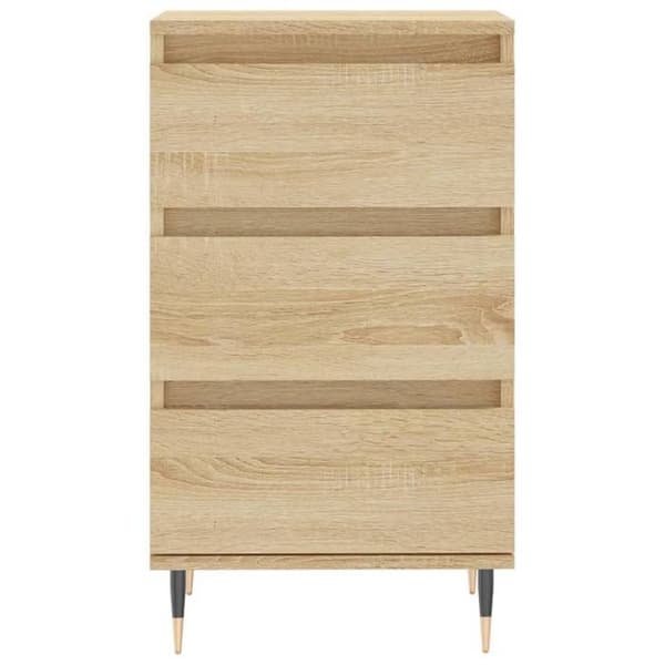 Maison Exclusive - Buffé ek sonoma 40x35x70 cm ingenjörsträ