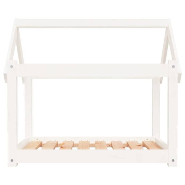 Maison Exclusive - Hundsäng Vit 81x60x70 cm Solid furu Vit