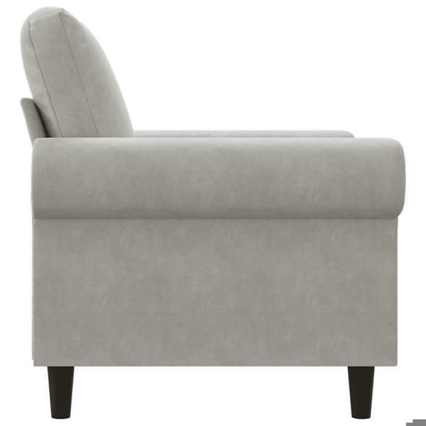 Maison Exclusive - Lysegrå Stol 60 cm Velour