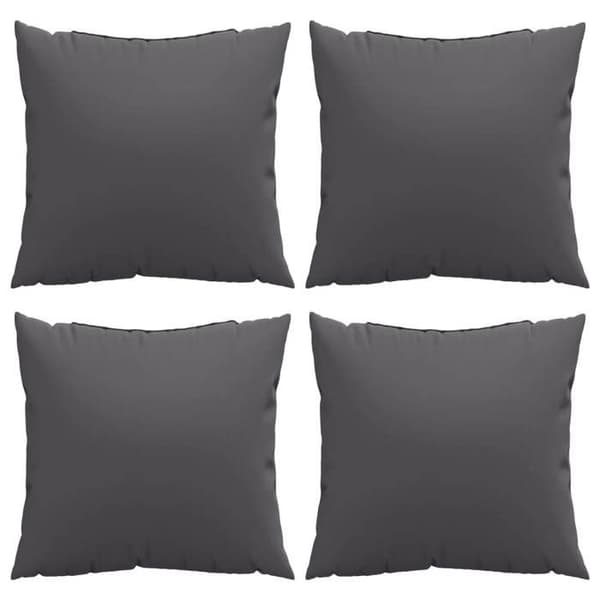 Maison Exclusive - Sofa puder sæt af 4 antracit 60x60 cm stof