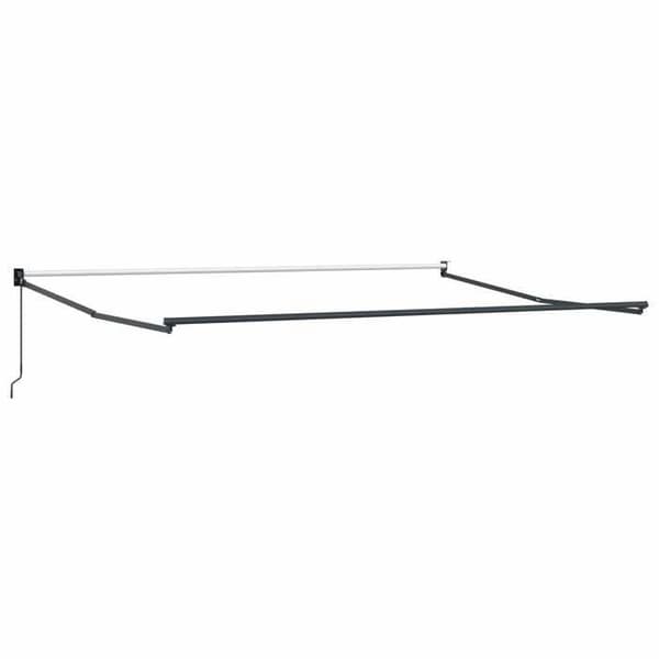 Maison Exclusive - Fällbart tak i orange och brunt 350 x 250 cm