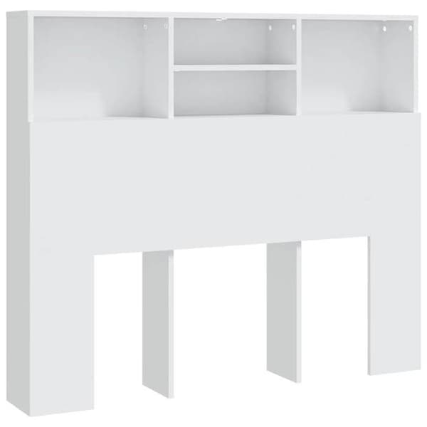 Hovedgærde - EKSKLUSIV HUS - 120 x 19 x 103,5 cm - Hvid - Spånplader - 4 rum Vit