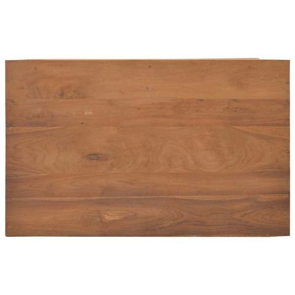 Maison Exclusive - TV-møbel med hjul 80x50x42 cm Solid teaktræ