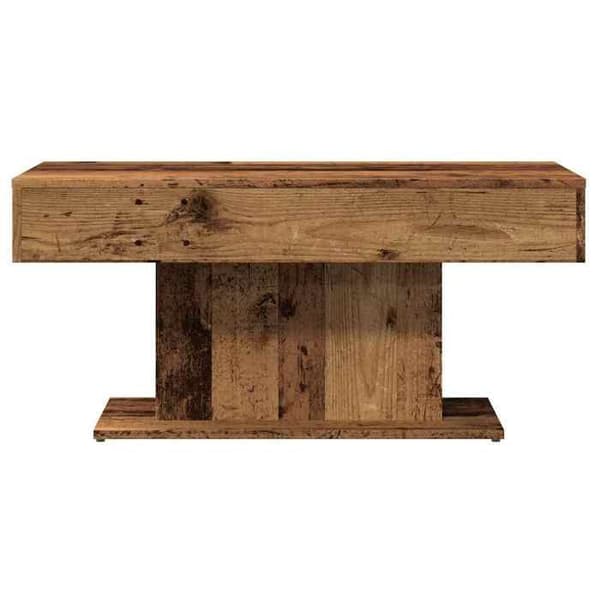 Bord - EKSKLUSIV HUS - 96x50x45 cm - Ingeniørtræ - Brun trælook - Rektangulær