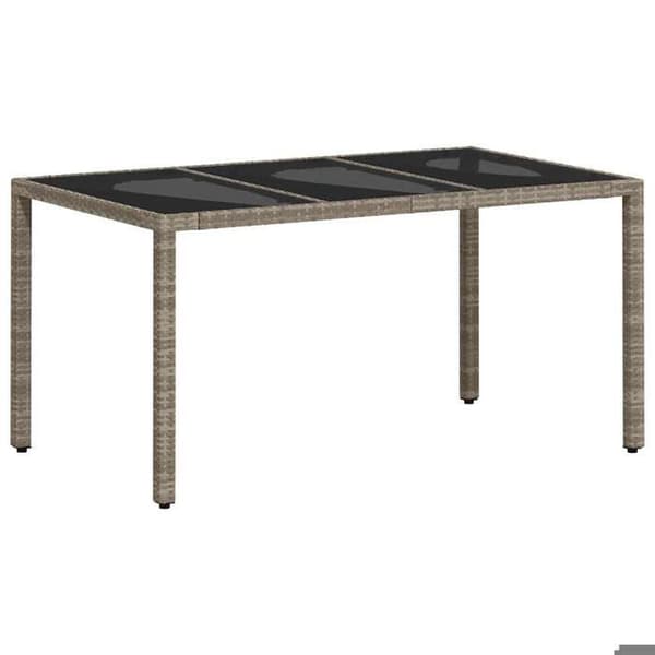 Maison Exclusive - Havemøbler sæt med puder 7 dele rattan og glas