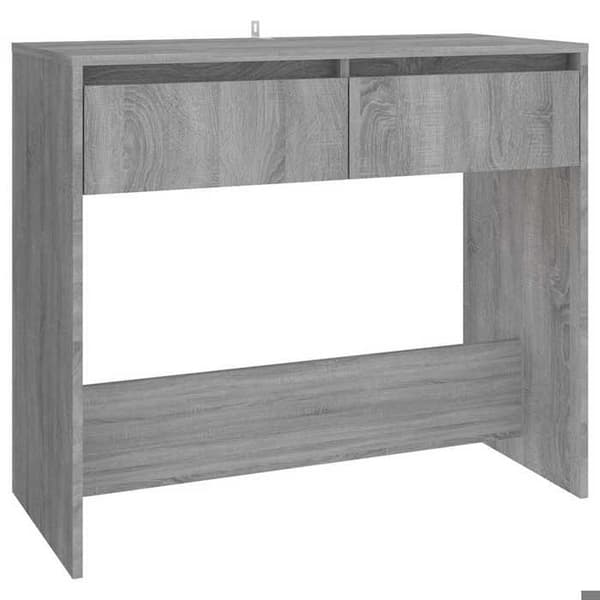 Maison Exclusive - Consolebord sonoma grå 89x41x76,5 cm ingeniørtræ sonoma grå