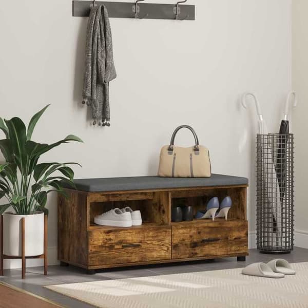 Maison Exclusive - Savustettu Tammi - Penkki 100 x 38 x 46 cm
