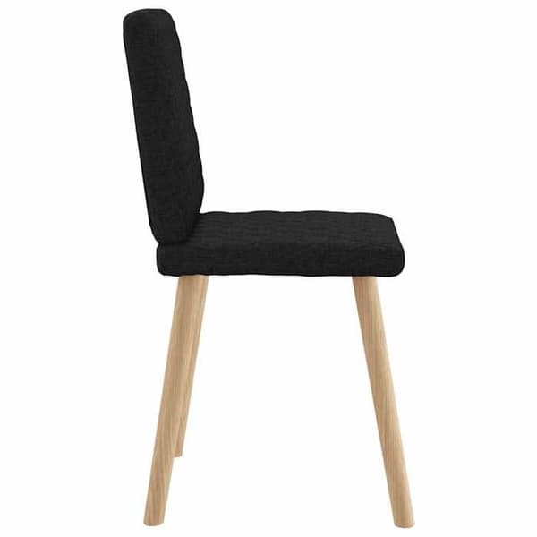 Maison Exclusive - Ruokatuolit 4 kpl musta kangas
