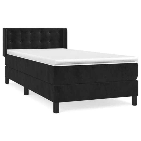 Maison Exclusive - Lakanat ja patja Musta 80x200 cm Sametti
