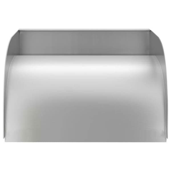 Dekorativ kaskade - Kaskade 30x34x14 cm - Rustfrit stål 304 - Mat børstet finish - Chlorresistent Silver