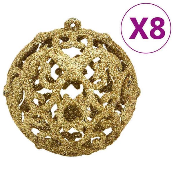 Maison Exclusive - Set med julkulor 112 st röd grön guld polystyren