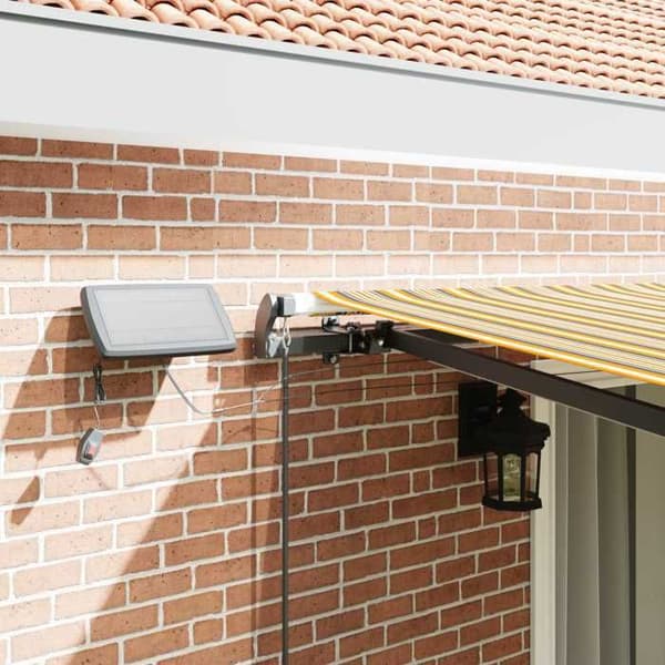 Maison Exclusive - Fällbart Markis Multicolor 450 × 350 cm Tyg och Aluminium