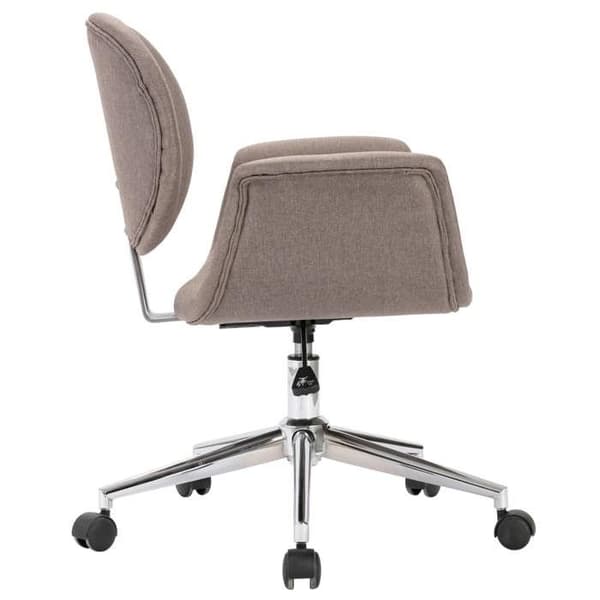 Maison Exclusive - Snurrande matstolar set om 4 taupe tyg
