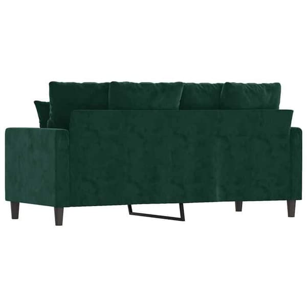 Maison Exclusive - Soffa 2-sits Grön mörk 140 cm Sammet