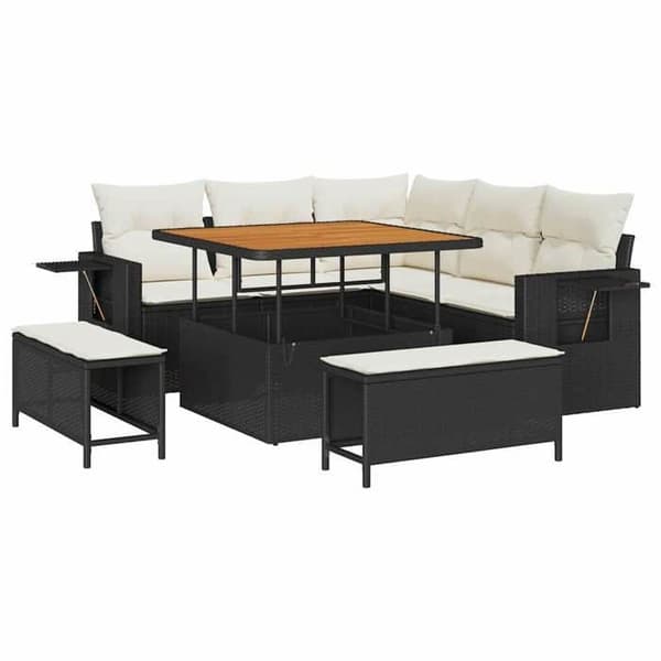 Lounge-soffor - MAISON EXCLUSIVE - Modulär - 9 delar - 8 personer - Vit