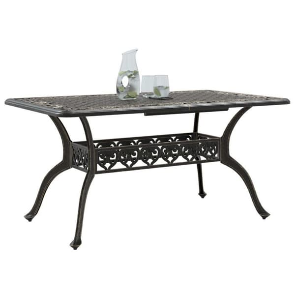 Maison Exclusive - Puutarhapöytä pronssi 150x90x72 cm valukaluste Brons