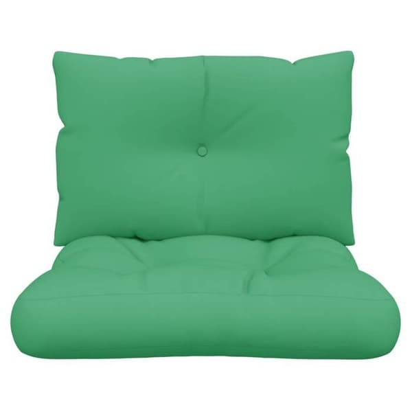 Maison Exclusive - Palettkuddar set om 2 grön tyg