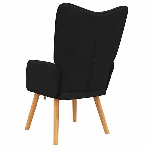 Maison Exclusive - Avkopplingsstol Svart Tyg