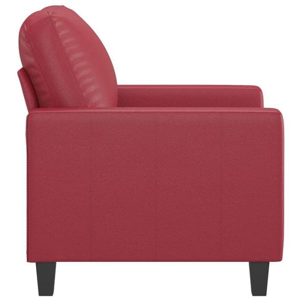 Maison Exclusive - Rød bordeaux Stol 60 cm Simililæder