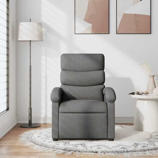 Maison Exclusive - Mørkegrå stof lænestol